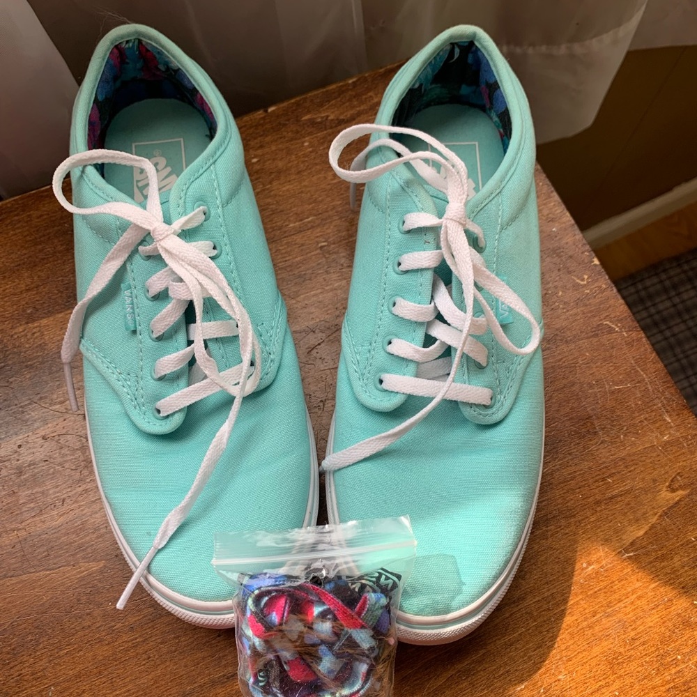 Mint green Vans